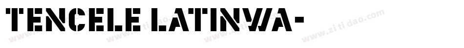Tencele Latinwa字体转换